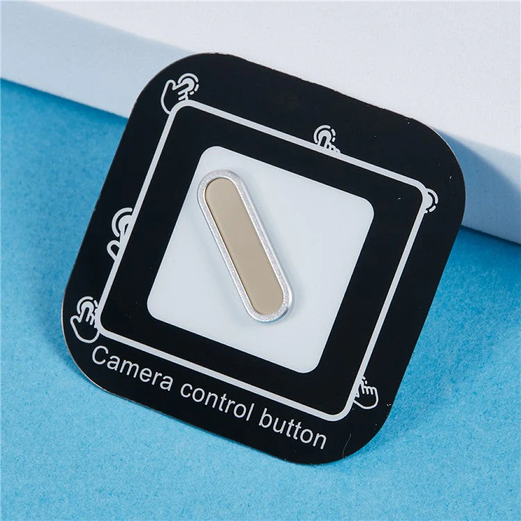 Metal Camera Button Cover For iPhone 16 / 16 Plus / 16 Pro / 16 Pro Max Adjustable Spacing Camera Button Protector - Silver Grey - Image 3