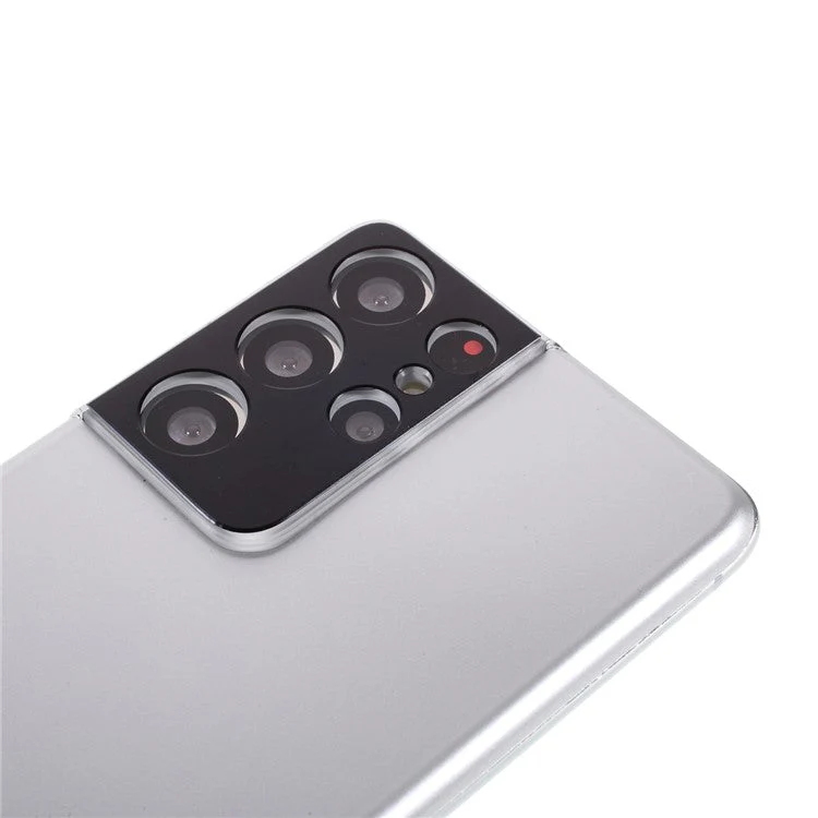 Metal Camera Lens Protector Guard Ring Frame Case for Samsung Galaxy S21 Ultra 5G - Black - Image 2