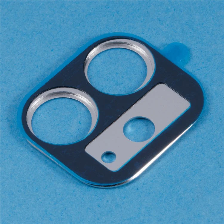 Metal + Tempered Glass Camera Lens Ring Protector for iPhone 11 6.1 inch (2019) - Silver - Image 6