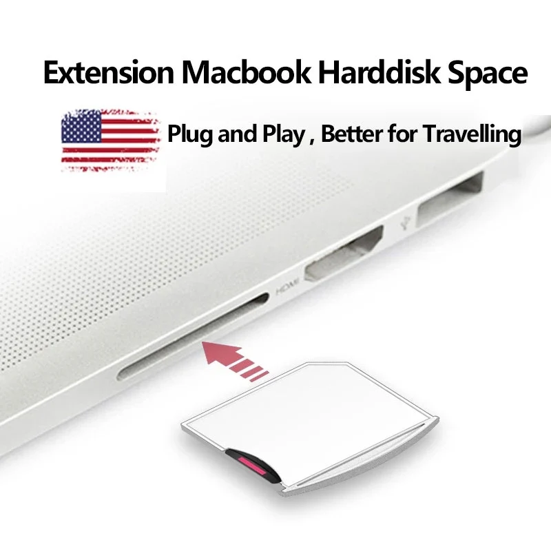 Micro SD / TF Card to SD Adapter for MacBook Air / Pro, Support up to 512GB (White) - Image 7