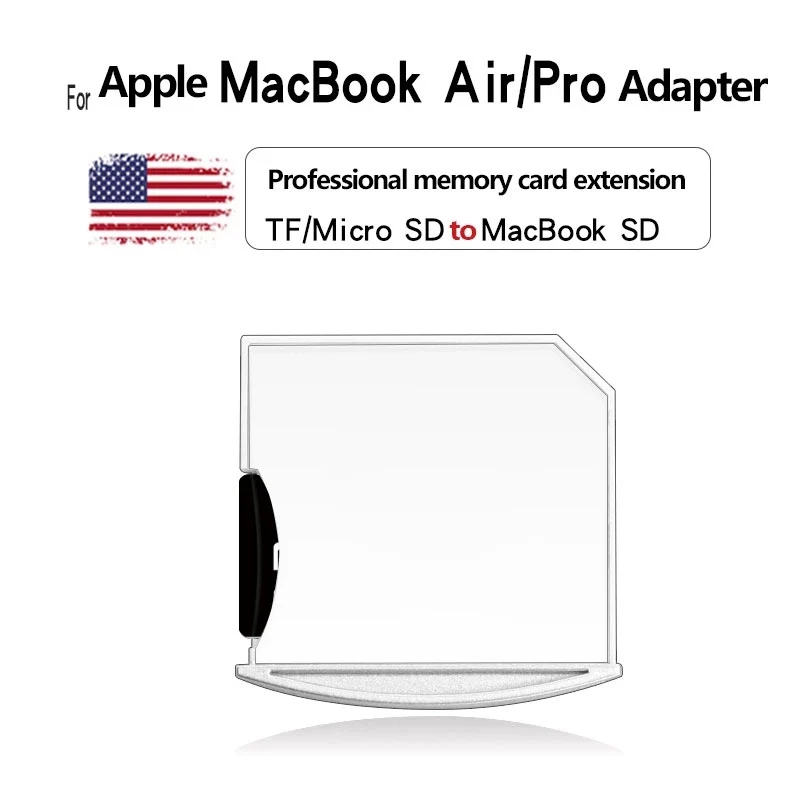 Micro SD / TF Card to SD Adapter for MacBook Air / Pro, Support up to 512GB (White) - Image 8