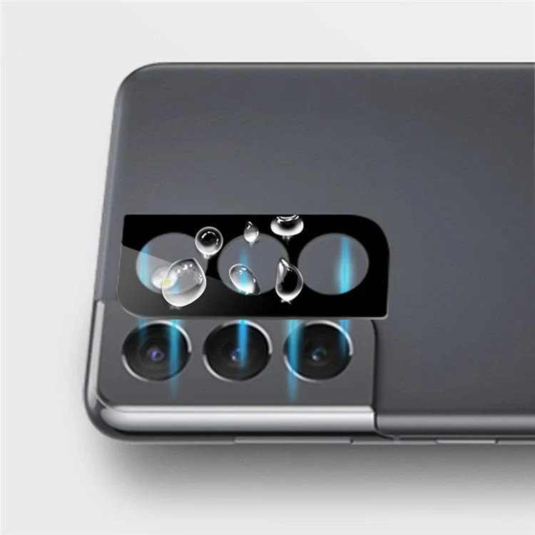 MOCOLO Camera Lens Protector for Samsung Galaxy S22 5G, Silk Printing Full Glue Full Scratch Protection Tempered Glass Camera Lens Cover - Black - Image 3