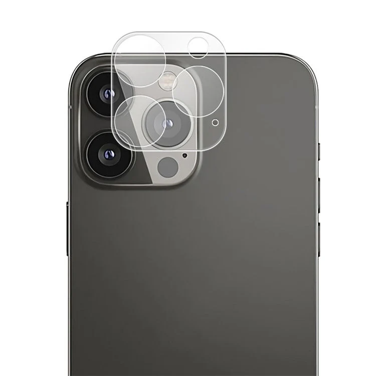 MOCOLO for iPhone 13 Pro Max 6.7 inch Back Camera Lens Protector Silk Printing 9H Hardness HD Clear Tempered Glass Lens Film - Transparent - Image 2