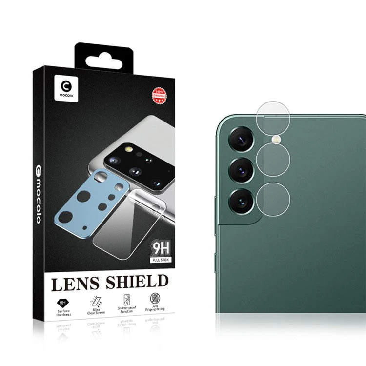MOCOLO For Samsung Galaxy S23 9H Tempered Glass Anti-explosion HD Back Camera Lens Protector Set - Transparent - Image 5