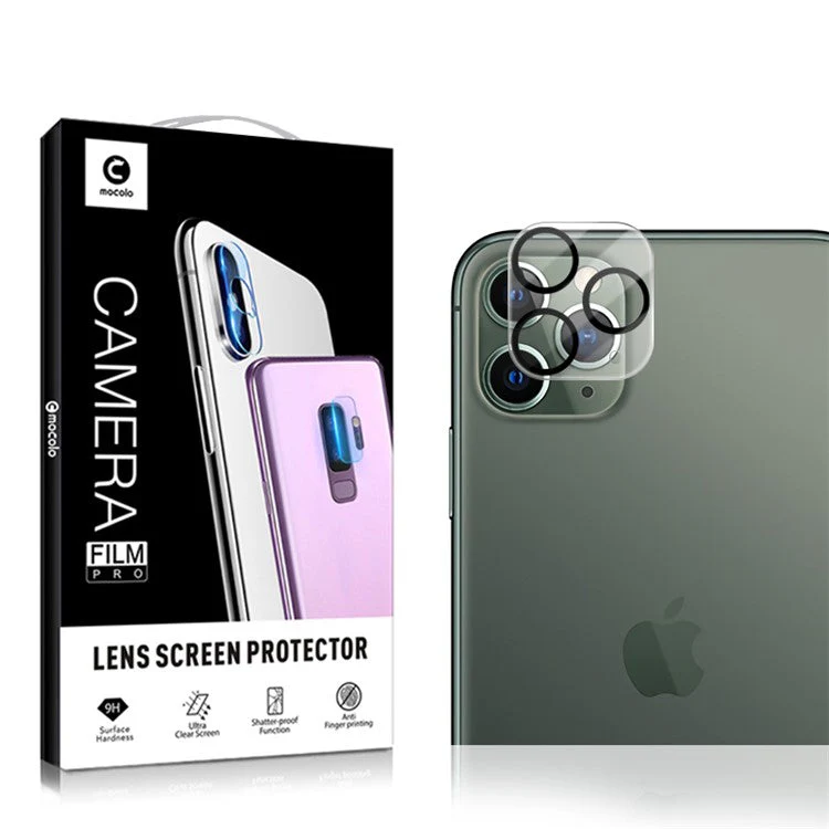 MOCOLO Silk Print Lens Protector for iPhone 11 Pro HD Tempered Glass Camera Cover Film - Image 5
