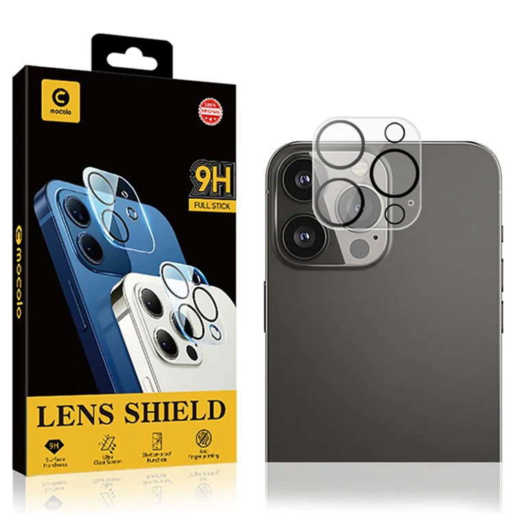 MOCOLO Tempered Glass Camera Lens Protector for iPhone 13 Pro 6.1 inch, Anti-explosion Silk Printing HD Lens Screen Film - Image 6