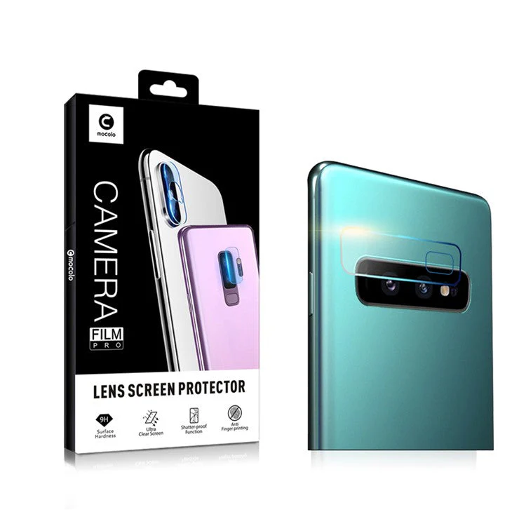 MOCOLO Ultra Clear Tempered Glass Camera Lens Protector for Samsung Galaxy S10e - Image 4