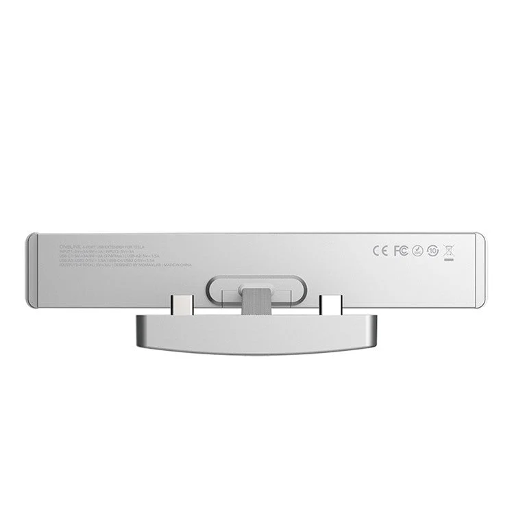 MOMAX ONELINK 4-Port USB Car Adapter Extension USB Hub for Tesla 3 / Y Multi-Function Fast Charging Station Support High-Speed Data Transmission - Image 6