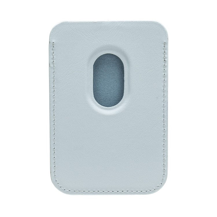 MRC040-2 Magnetic Card Holder Detachable PU Leather Wallet Compatible with MagSafe - White - Image 6
