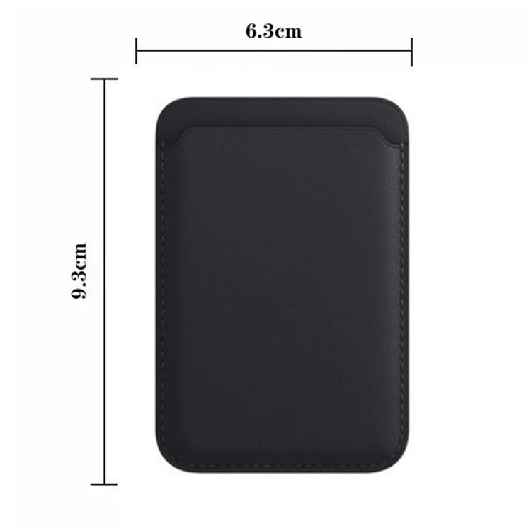 MRC040 Leather Phone Card Holder Compatible with MagSafe Cell Phone Wallet Pocket - Light Pink - Image 5