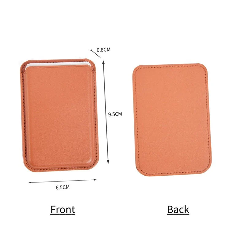 MRC57 A-Model Folding Magnetic Kickstand for Cell Phone Back Stand with Card Holder - Purple - Image 7