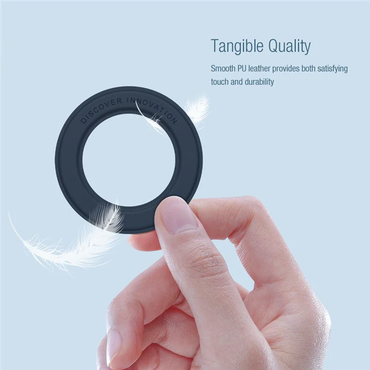 NILLKIN 2Pcs Universal Mobile Phone Round Magnetic Sticker Rings for Magsafe Wireless Charger - Purple - Image 6