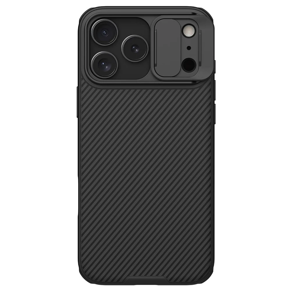 NILLKIN Camshield Pro Series for iPhone 17 Pro Max Case PC + TPU Slide Camera Lid Phone Cover - Black - Image 3