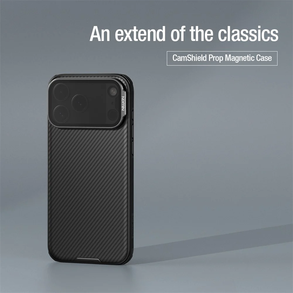 NILLKIN Camshield Prop Magnetic Series for iPhone 17 Pro Max Case Clear Black Lens Lid PC TPU Phone Back Cover - Image 7