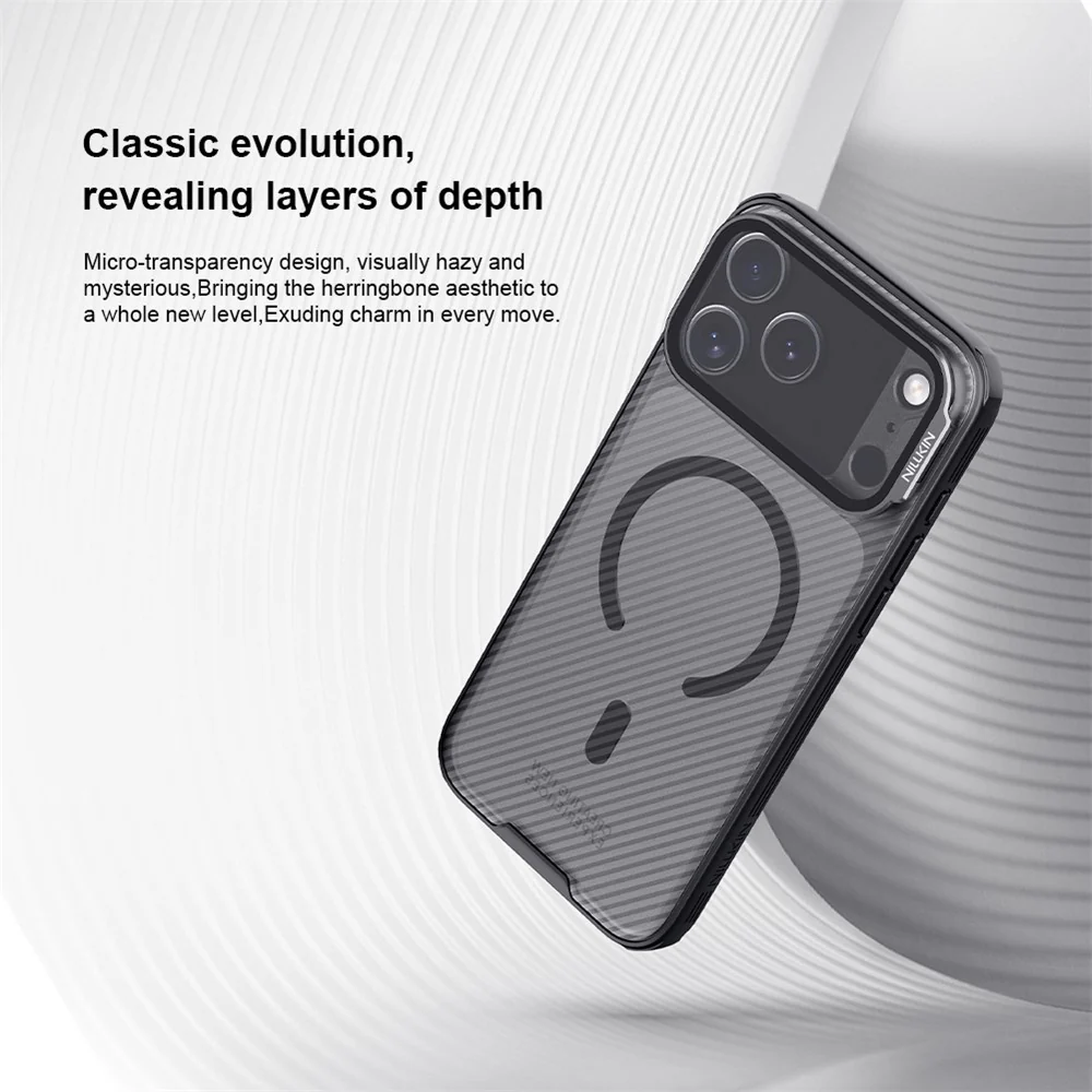 NILLKIN CamShield Prop Magnetic Series For iPhone 17 Pro Max Case TPU PC Phone Cover with Clear Camera Lid - Image 7