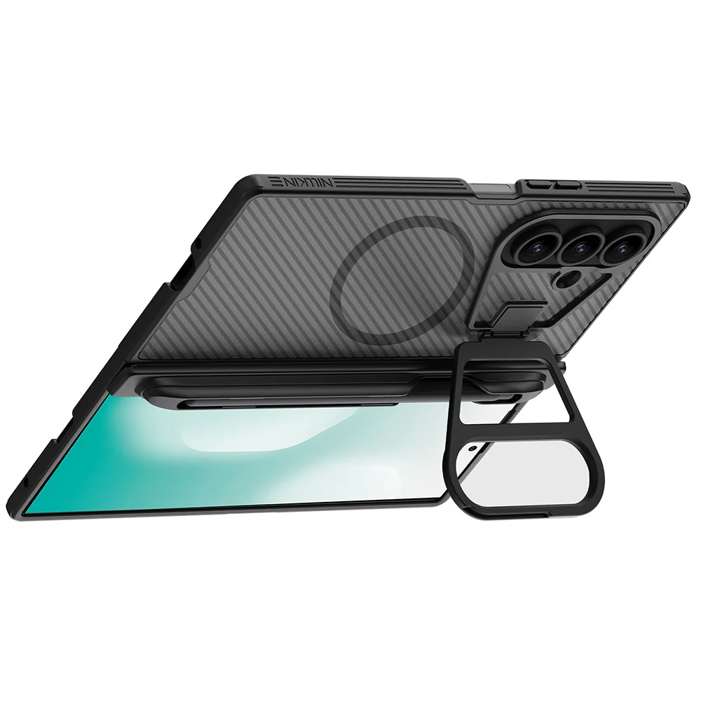 NILLKIN CamShield Prop Magnetic Translucent Series For Samsung Galaxy Z Fold7 5G Case with Stylus Pen Clear Camera Lid PC Phone Cover - Image 2
