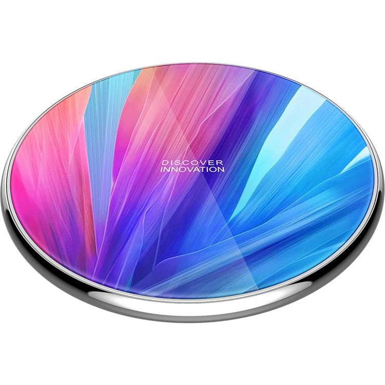 NILLKIN Fancy Tempered Glass Case for iPhone XS Max with Wireless Charger + 3 in 1 Cable Charging Gift Set - Blue - Image 6