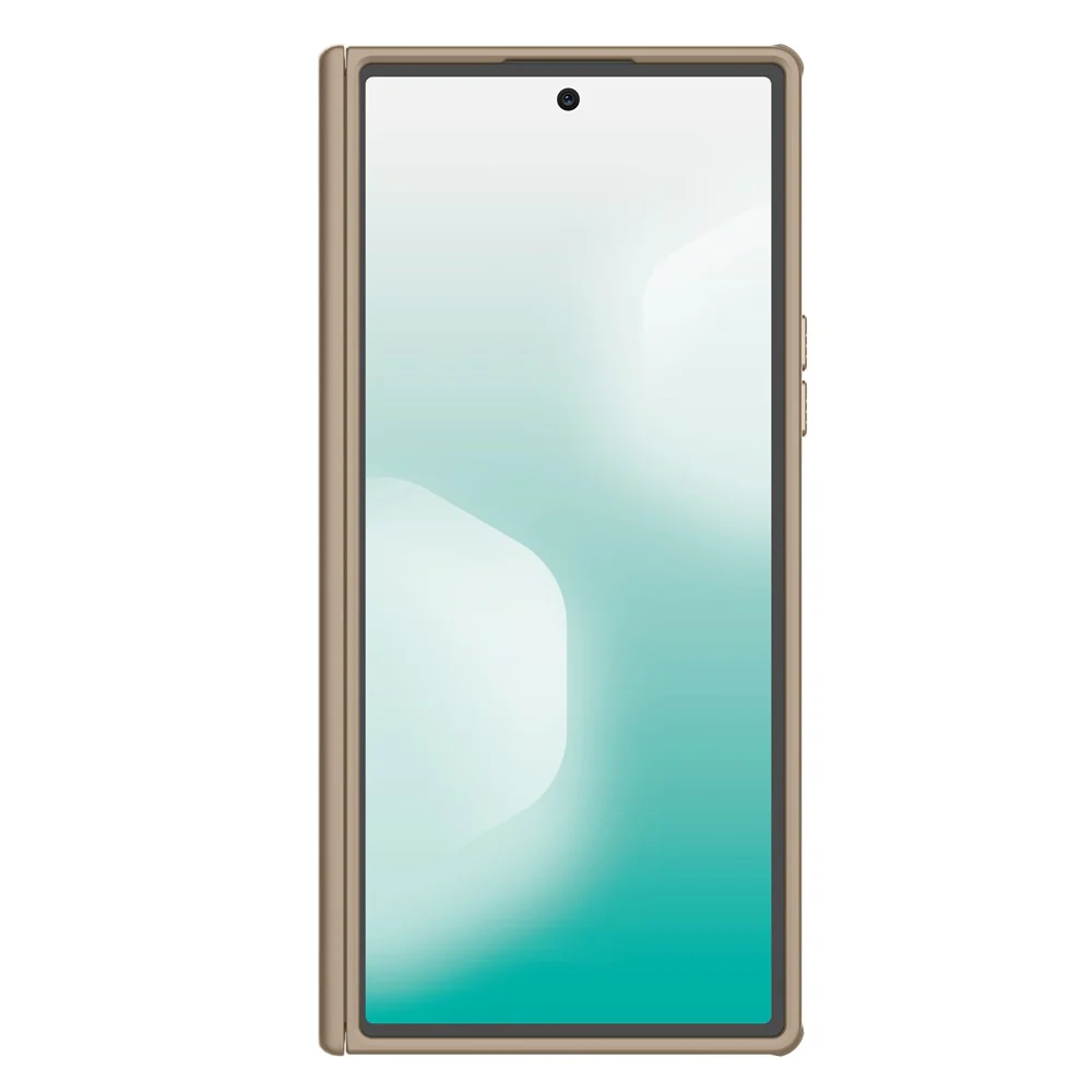 NILLKIN Iceblade CamProp For Samsung Galaxy Z Fold7 5G Case Compatible with MagSafe Lens Frame Kickstand PC + TPU Phone Cover - Gold - Image 4