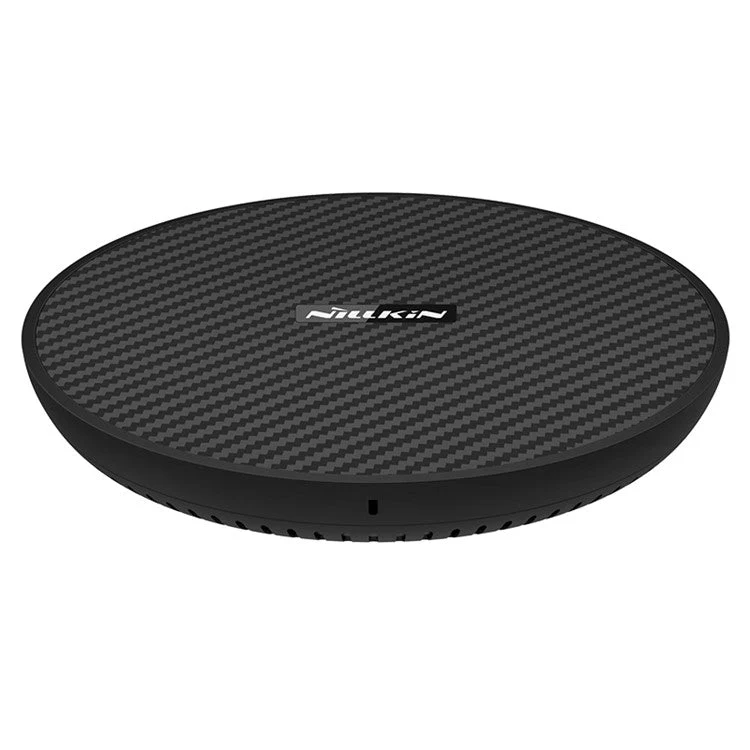 NILLKIN MC035 15W Powerflash Carbon Fiber Round Shaped Fast Wireless Charger for iPhone X/8 Plus/8 etc - Image 3