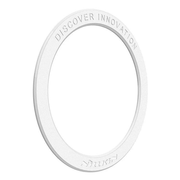 NILLKIN SnapLink Air 2Pcs Mobile Phone Magnetic Sticker Charging Adsorption Ring Compatible with Magsafe Wireless Charger - White - Image 5