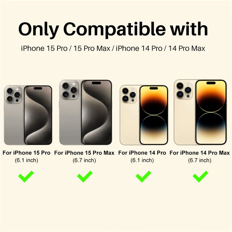 NORTHJO 2 Sets for iPhone 15 Pro / 15 Pro Max / 14 Pro / 14 Pro Max Lens Protector Glitter Ring Tempered Glass Lens Guard - Gold - Image 2