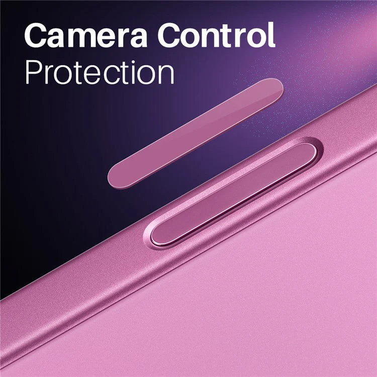 NORTHJO 2Pcs For iPhone 16 / 16 Plus / 16 Pro / 16 Pro Max Camera Control Button Cover Protector Tempered Glass Film - Pink - Image 2