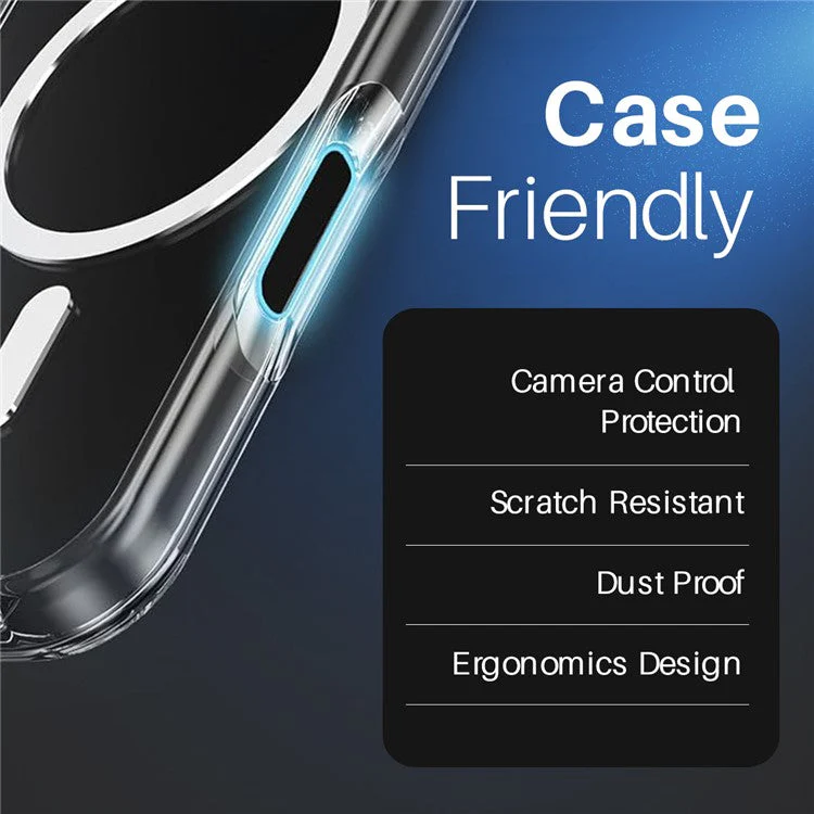 NORTHJO 2Pcs For iPhone 16 / 16 Plus / 16 Pro / 16 Pro Max Camera Control Button Cover Protector Tempered Glass Film - Transparent - Image 4