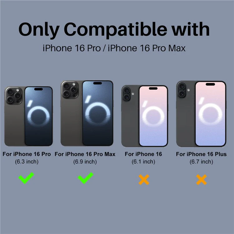 NORTHJO 2Pcs For iPhone 16 Pro / 16 Pro Max Camera Lens Protector Clear 3D Integrated Clear Tempered Glass Lens Film - Image 2