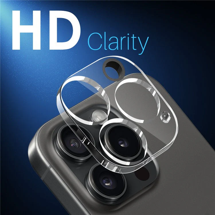 NORTHJO 2Pcs For iPhone 16 Pro / 16 Pro Max Camera Lens Protector Clear 3D Integrated Clear Tempered Glass Lens Film - Image 3