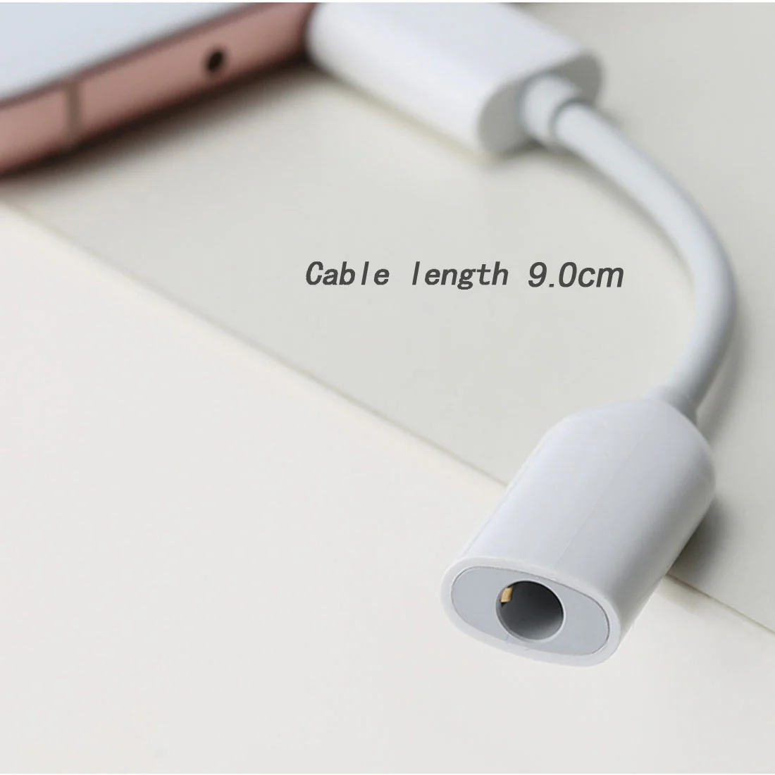 Original Xiaomi USB-C / Type-C to Audio Converter Adapter Cable, Cable Length: 9 cm, For Galaxy, Huawei, Xiaomi, LG, HTC and Other Smart Phones - Image 5