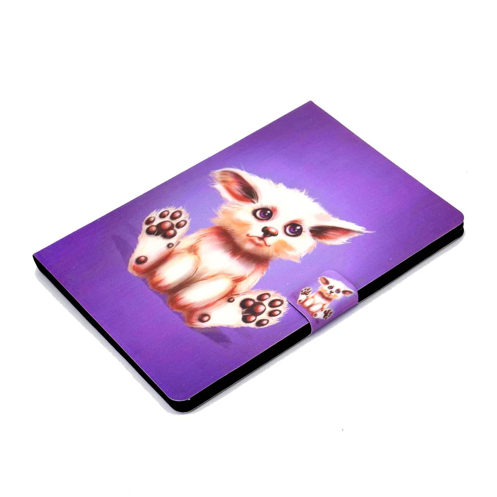 Pattern Printing Leather Stand Tablet Cover for Lenovo Tab M10 TB-X605F - Abyssinian Cat - Image 5