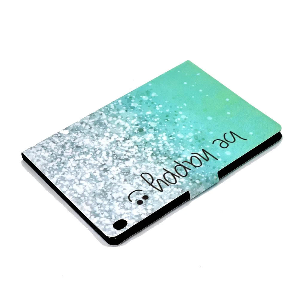 Pattern Printing Leather Stand Tablet Cover for Lenovo Tab M10 TB-X605F - Be Happy - Image 8