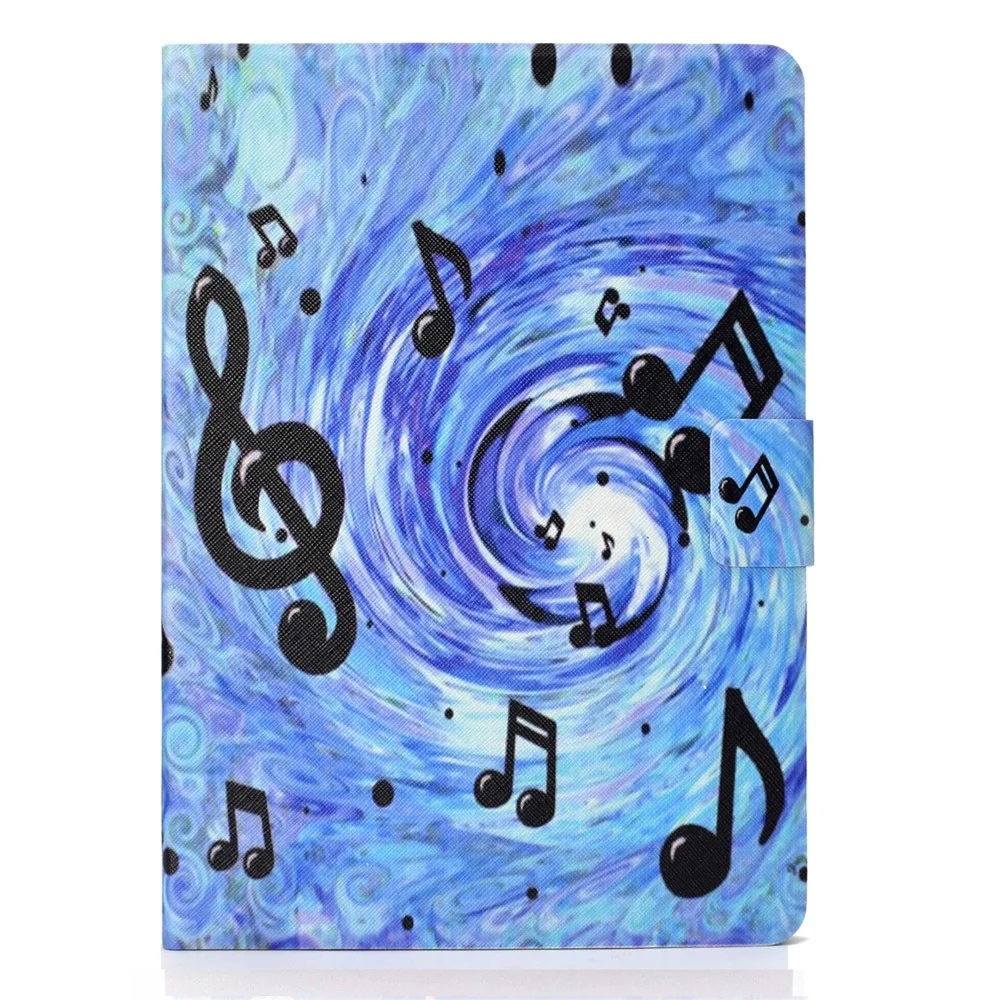 Pattern Printing Leather Stand Tablet Cover for Lenovo Tab M10 TB-X605F - Music Symbol - Image 2