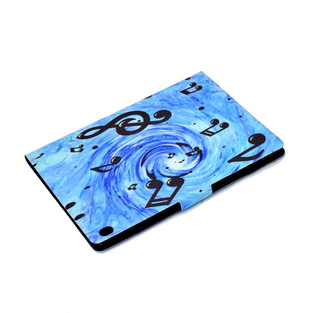 Pattern Printing Leather Stand Tablet Cover for Lenovo Tab M10 TB-X605F - Music Symbol - Image 5