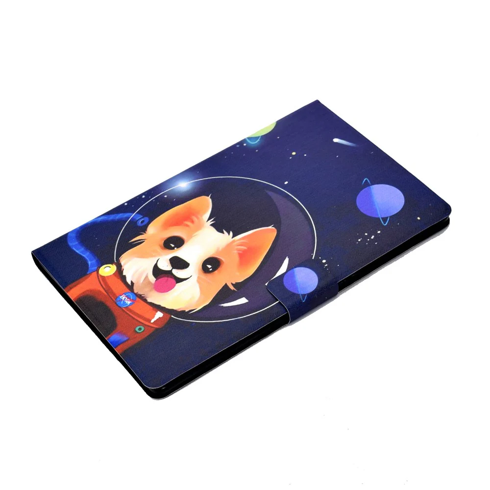Pattern Printing Leather Stand Tablet Shell for Lenovo Tab M10 Plus TB-X606F - Aerospace Dog - Image 5