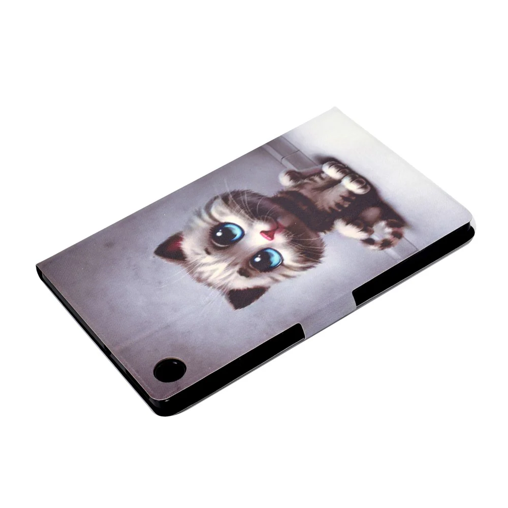 Pattern Printing Leather Stand Tablet Shell for Lenovo Tab M10 Plus TB-X606F - Baby Cat - Image 6