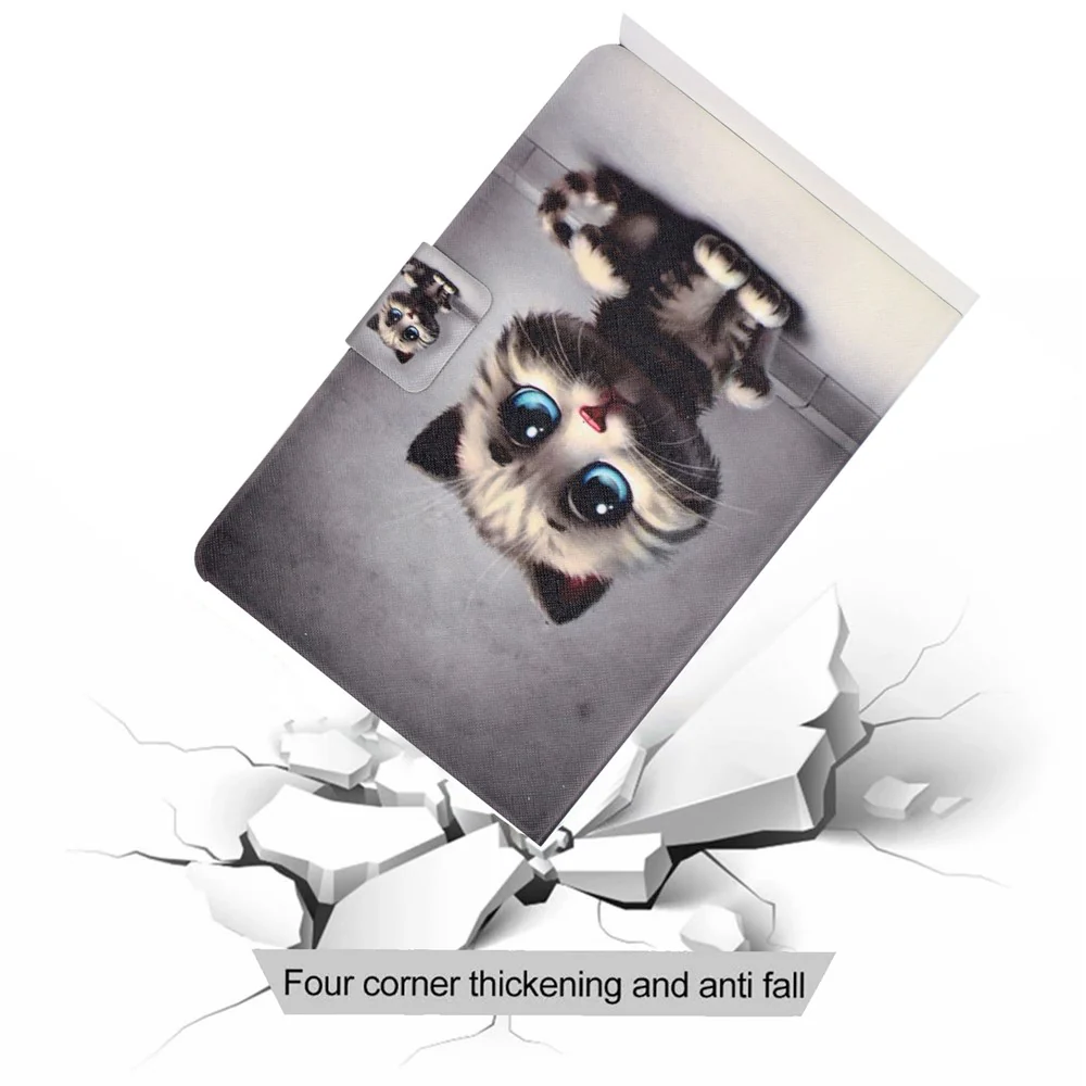 Pattern Printing Leather Stand Tablet Shell for Lenovo Tab M10 Plus TB-X606F - Baby Cat - Image 8