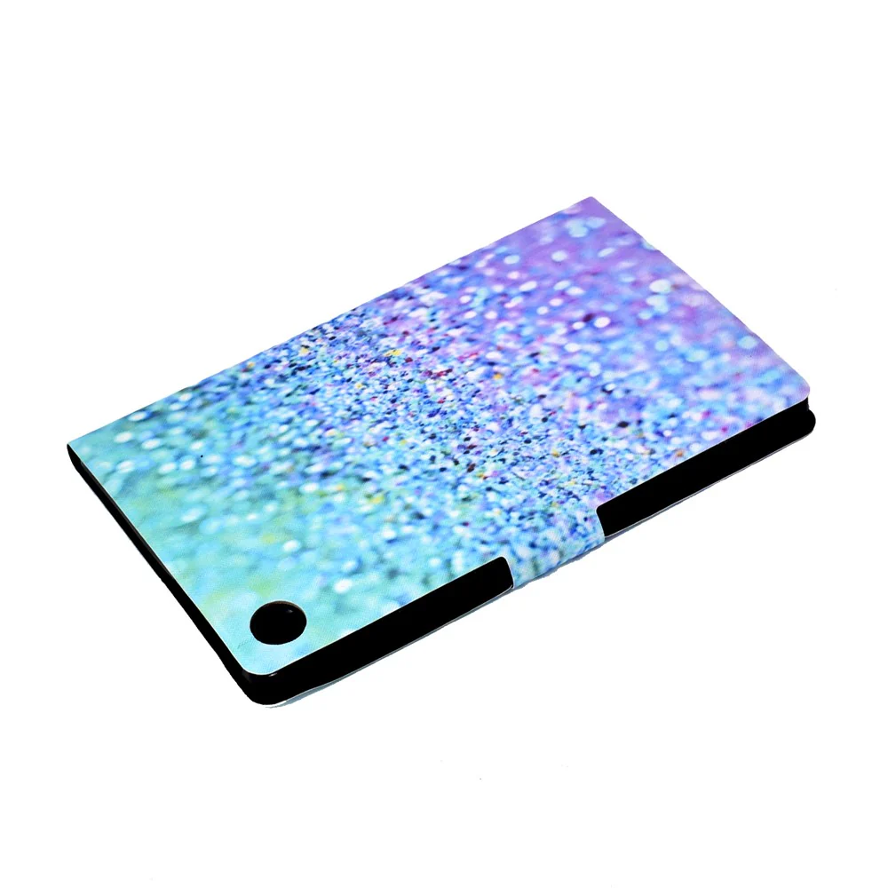 Pattern Printing Leather Stand Tablet Shell for Lenovo Tab M10 Plus TB-X606F - Gilttery Element - Image 6