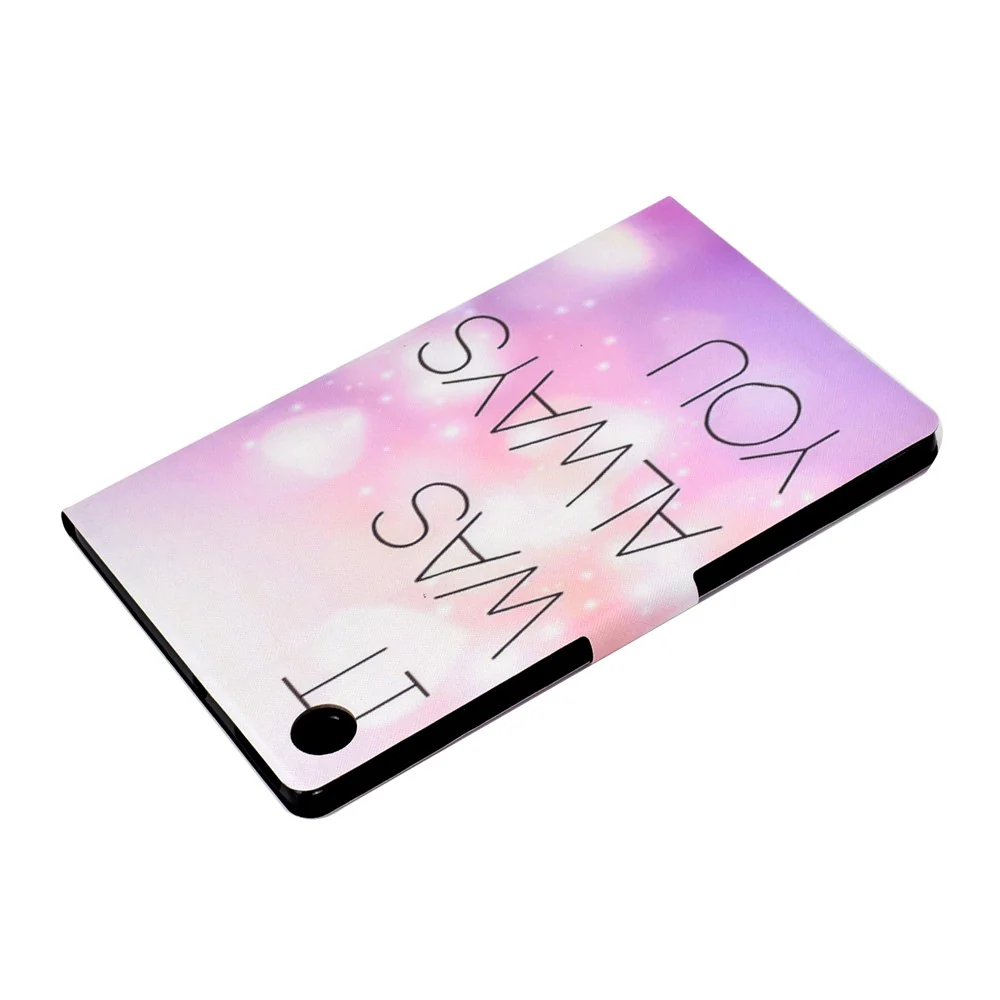 Pattern Printing Leather Stand Tablet Shell for Lenovo Tab M10 Plus TB-X606F - It was always you - Image 6