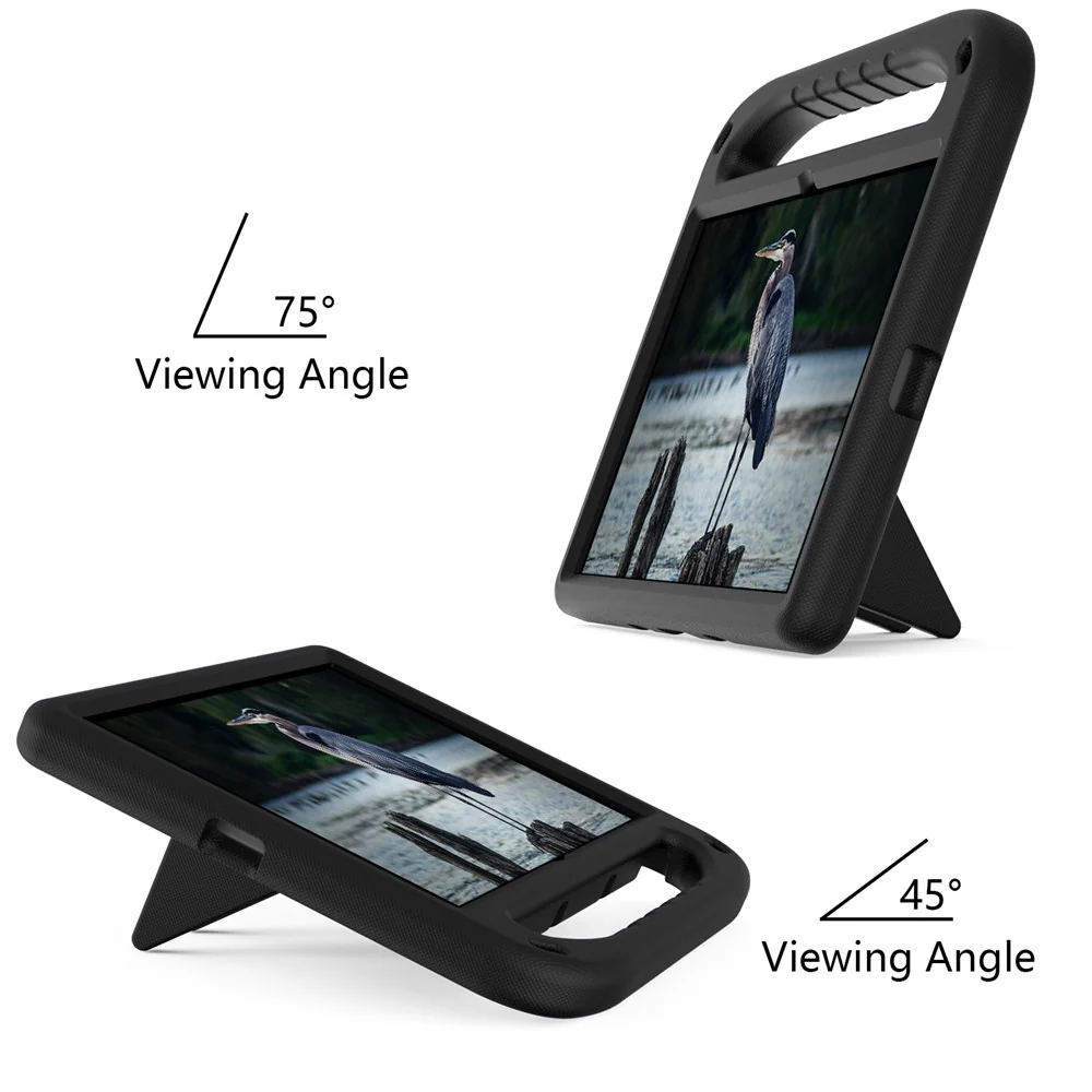 Portable Handle EVA Tablet Protective Case Cover with Kickstand for Lenovo Tab P11 TB-J606F / Tab P11 5G - Black - Image 4