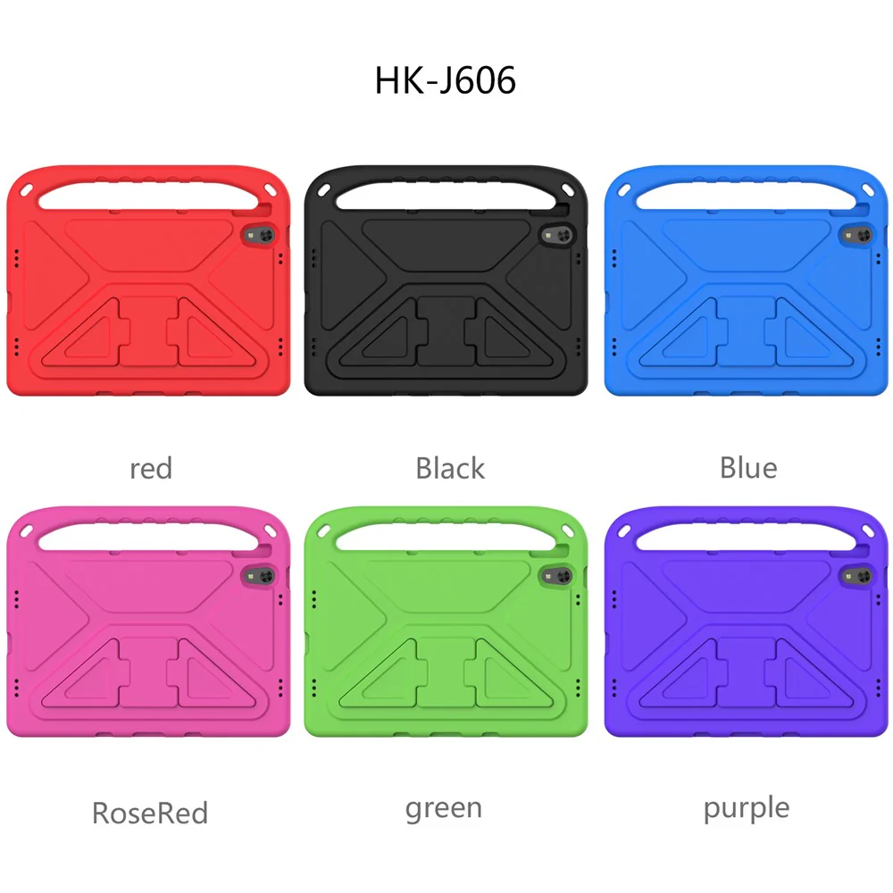 Portable Handle EVA Tablet Protective Case Cover with Kickstand for Lenovo Tab P11 TB-J606F / Tab P11 5G - Black - Image 6