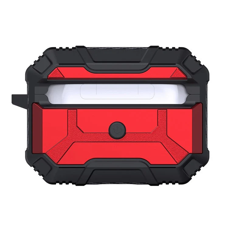 Portable Wireless Earphone Case Sleeve Anti-drop Anti-scratch TPU Protective Cover for AirPods Pro - Red - Image 5