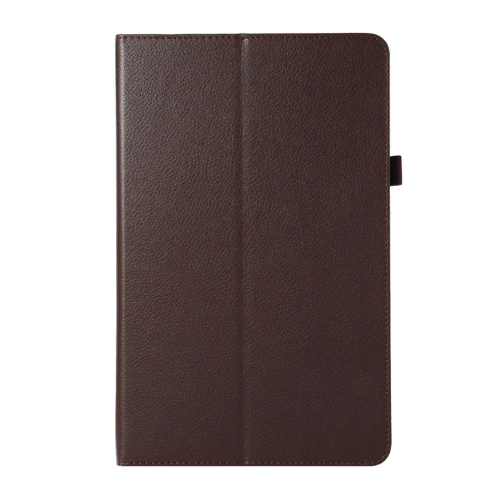 PU Leather Flip Cover for Lenovo Tab M8 (4th Gen) 2024 TB-301XU / M8 (4th Gen) 2023 TB-300FU Litchi Texture Tablet Case Stand - Brown - Image 4