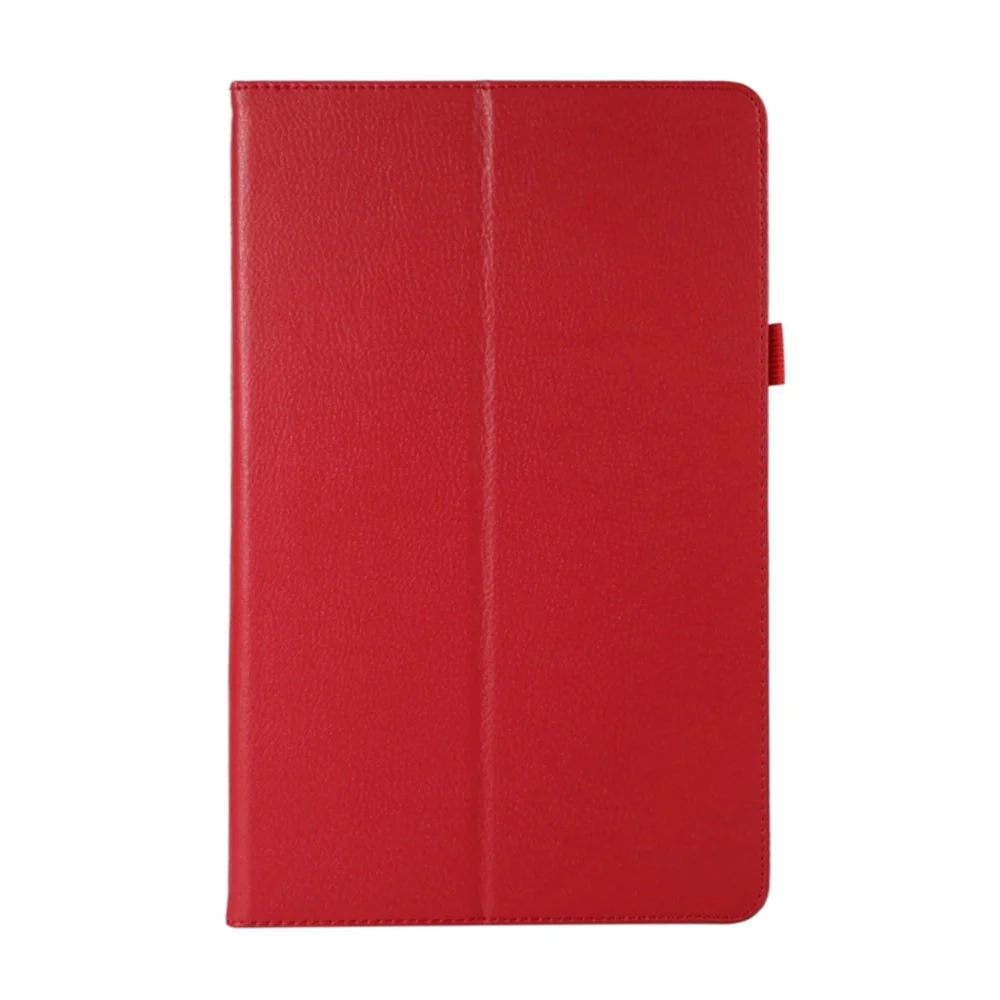 PU Leather Flip Cover for Lenovo Tab M8 (4th Gen) 2024 TB-301XU / M8 (4th Gen) 2023 TB-300FU Litchi Texture Tablet Case Stand - Red - Image 4