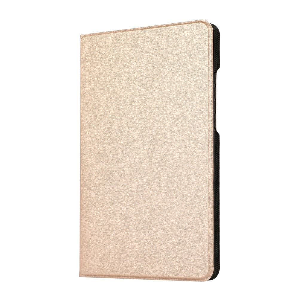 PU Leather Protector Full-Protection Case with Stand for Lenovo Tab M8 (2nd Gen) FHD - Gold - Image 7