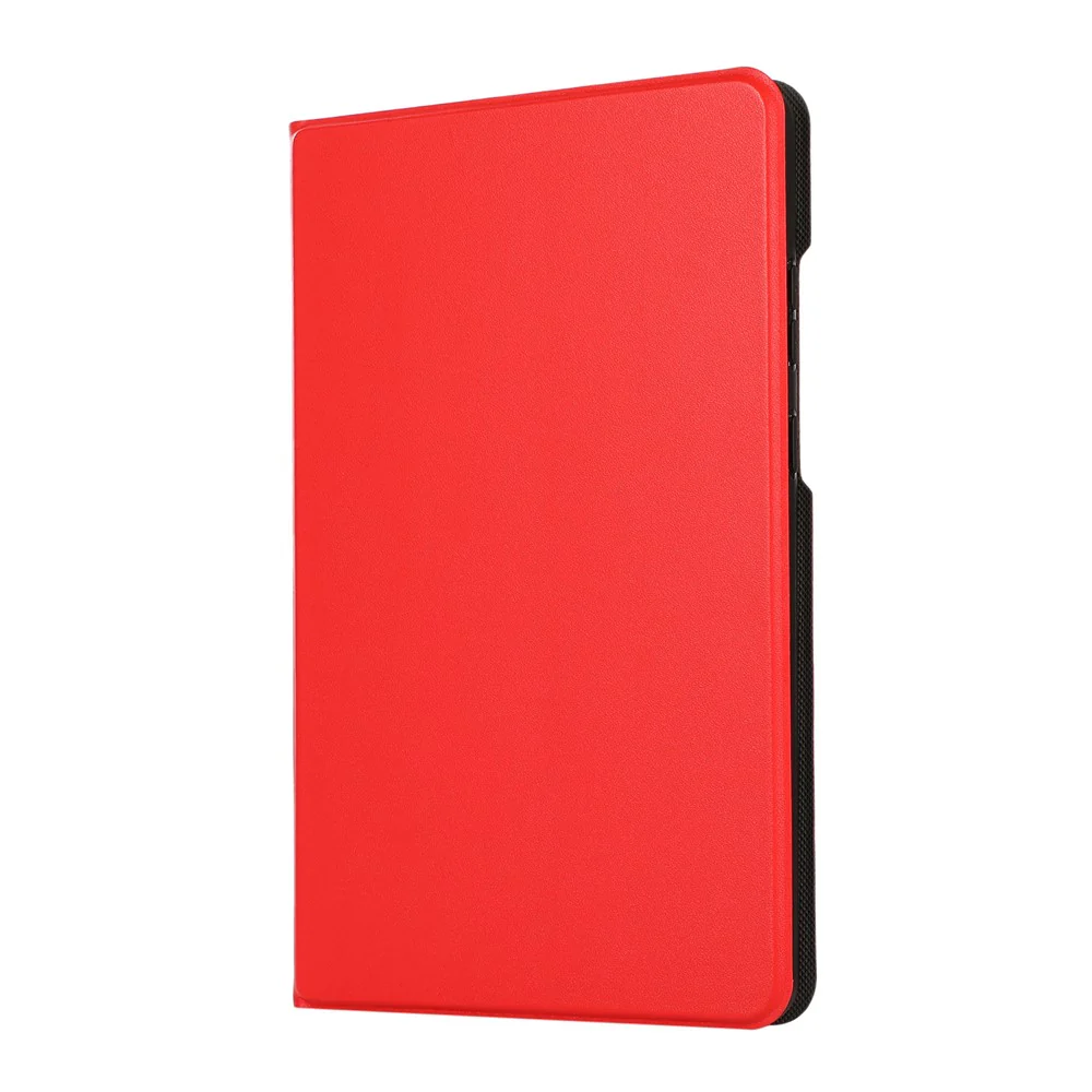 PU Leather Protector Full-Protection Case with Stand for Lenovo Tab M8 (2nd Gen) FHD - Red - Image 7