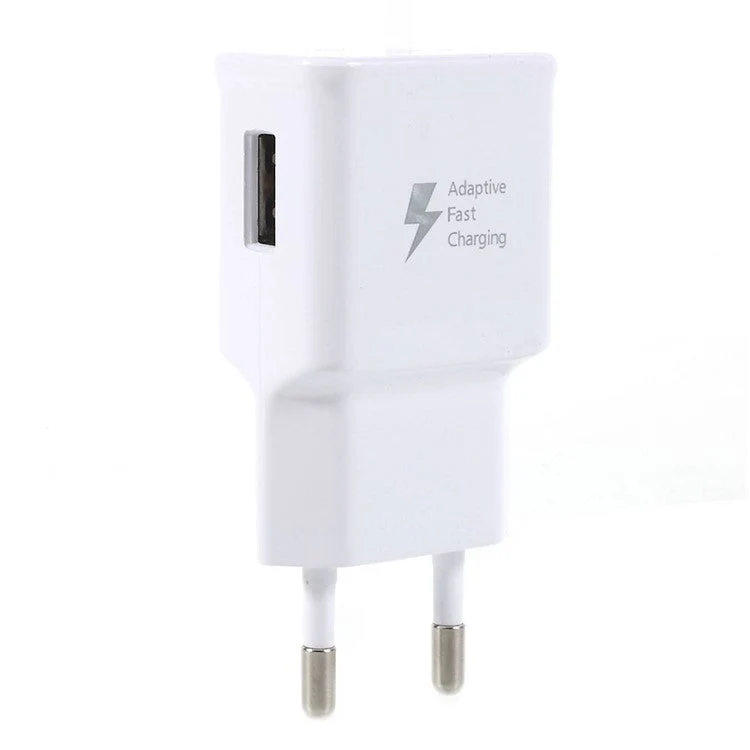QC 2.0 Fast USB Wall Charger for Samsung Galaxy S7 - White / EU Plug - Image 3