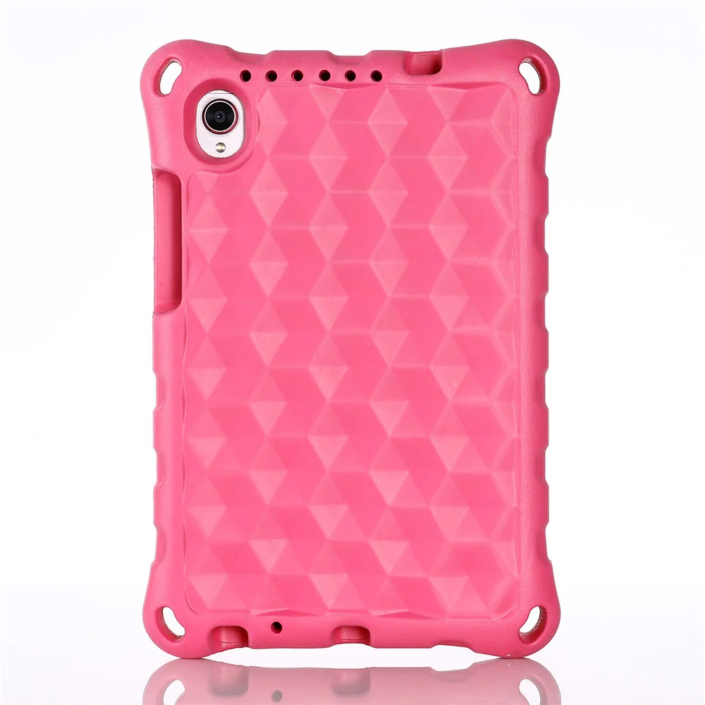 Rhombus Pattern Anti-shock EVA Tablet Case for Lenovo Tab M8 - Rose - Image 2
