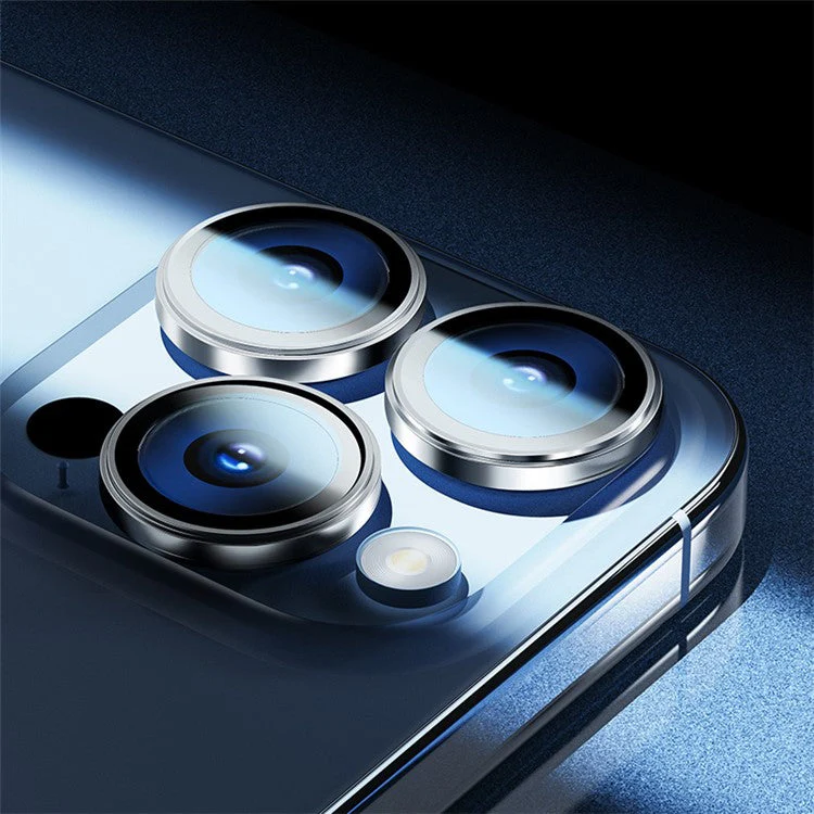 ROCK For iPhone 16 Pro / 16 Pro Max Camera Lens Protector Ultra Clear High Aluminium-Silicon Glass Lens Film - Bronze - Image 5