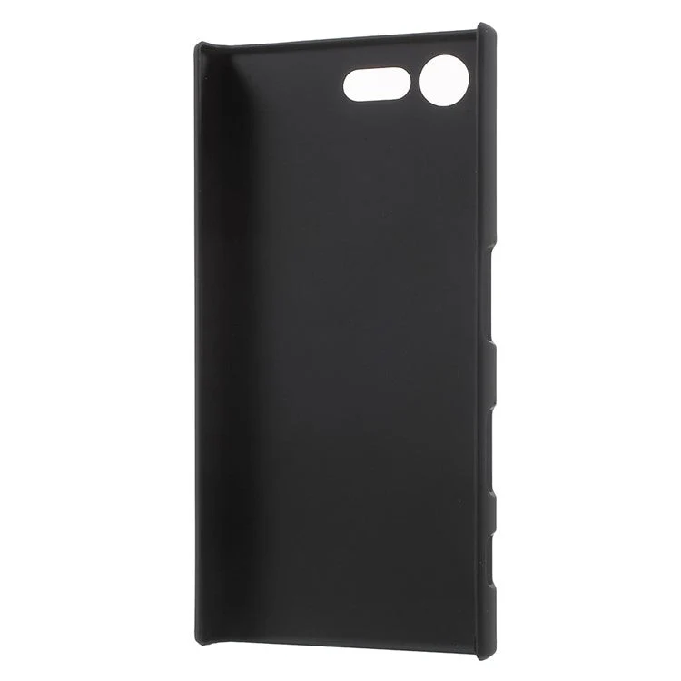 Rubberized Hard Plastic Case for Sony Xperia X Compact - Black - Image 3